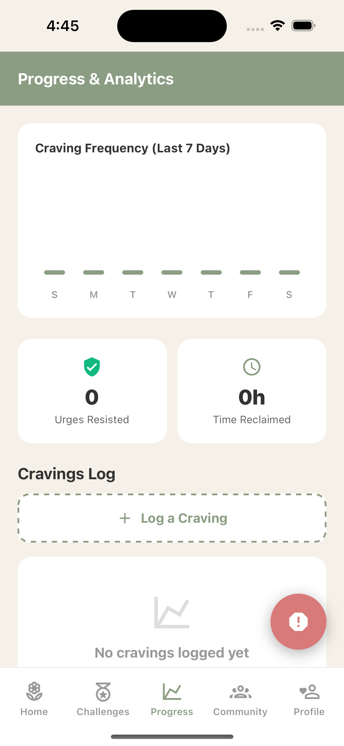 Progress Tracking Interface